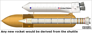 A shuttle-derived concept for a heavy-lift rocket