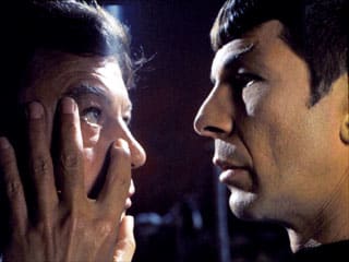 Spock doing a mind meld
