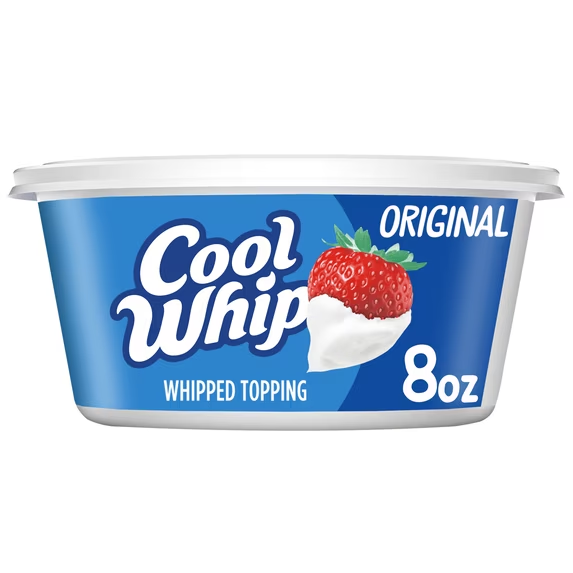 Cool Whip tub