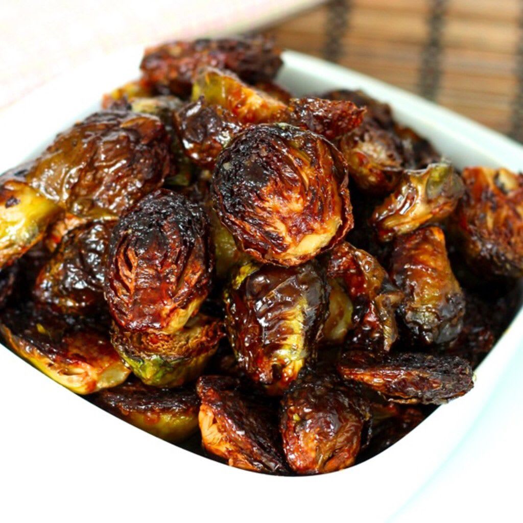 Crispy Asian Brussels Sprouts | Sprout recipes, Veggie dishes, Asian brussel sprouts