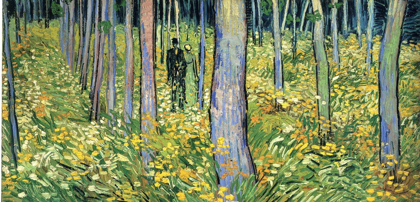Vincent Van Gogh, "Undergrowth with Two Figures".