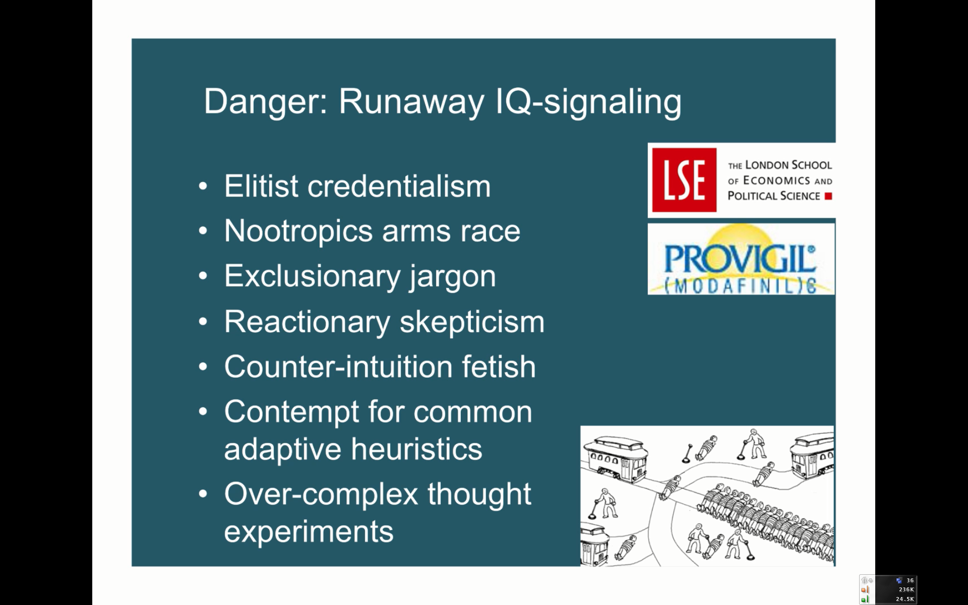 dangers of runaway intelligence signaling