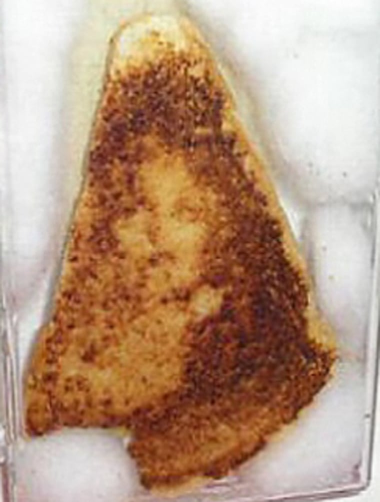 Why some see the face of Jesus in their toast
