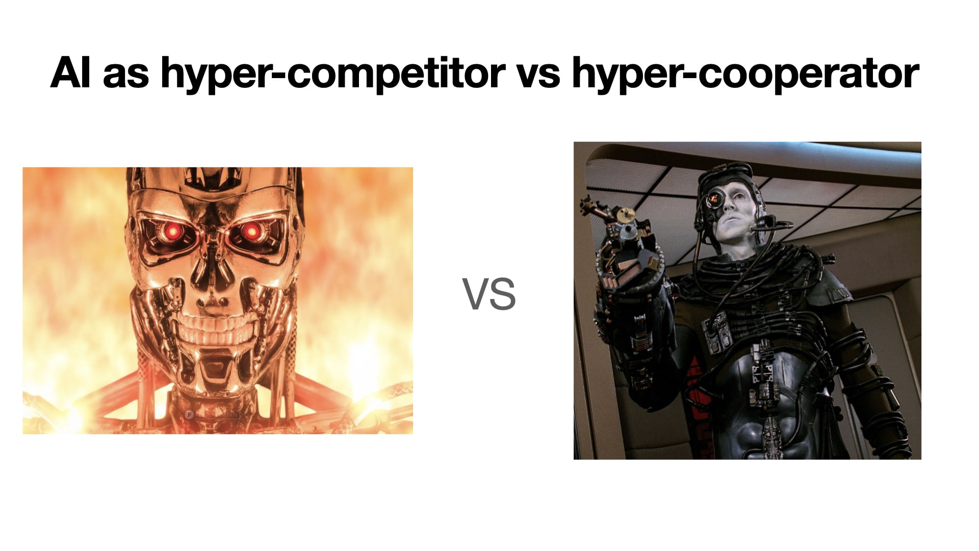 Hyper-competitor vs Hyper-cooperator spectrum