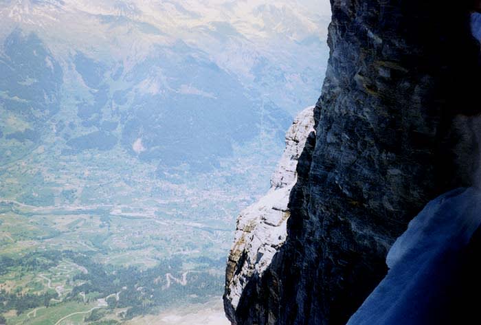 Grindelwald as seen from Eigerwand window