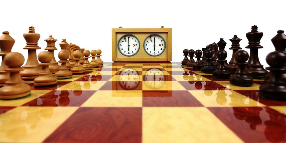 Picture of a Chess Board with Timer