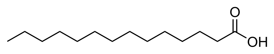 File:Myristic acid.svg