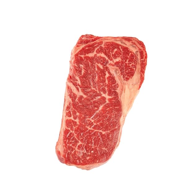 Premium Photo | Raw top blade beef steak isolated on white background marbled whole piece of raw ...