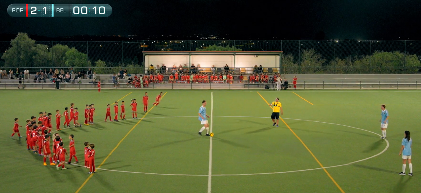 Image of the football match