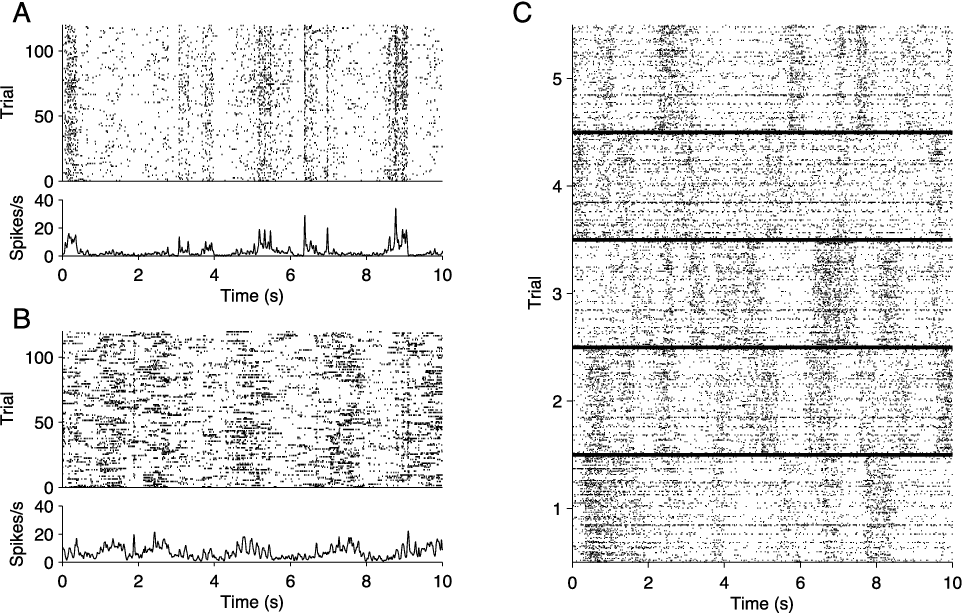 Figure 1 from ASSESSMENT OF SYNCHRONY IN MULTIPLE NEURAL SPIKE TRAINS USING  LOGLINEAR POINT PROCESS MODELS. | Semantic Scholar