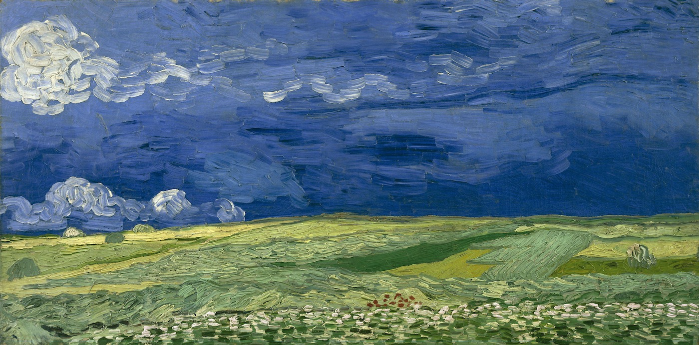 Vincent Van Gogh, "Wheatfield under Thunderclouds".