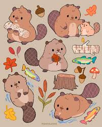 Beavers! 🦫🍁🍂 . . . . . #cuteart #illu #illustration #illustrationartists  #digitalart #cutedrawing #cuteillustration #originalcharacter #procreate  #ipadpro #doodle #drawing #procreateart #cute #digital #etsy #etsyshop  #etsysellersofinstagram #art ...