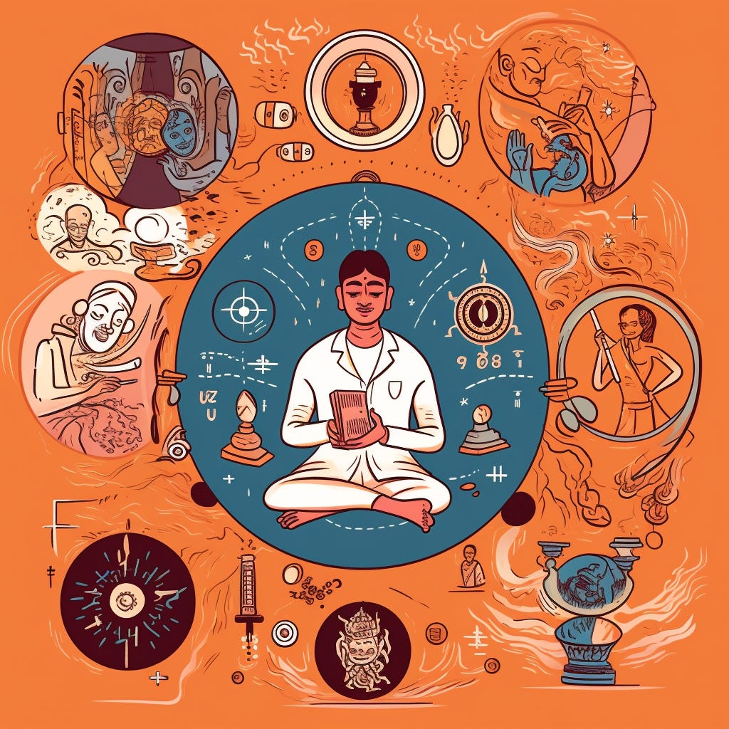 Image depicting 6 schools of hinduism