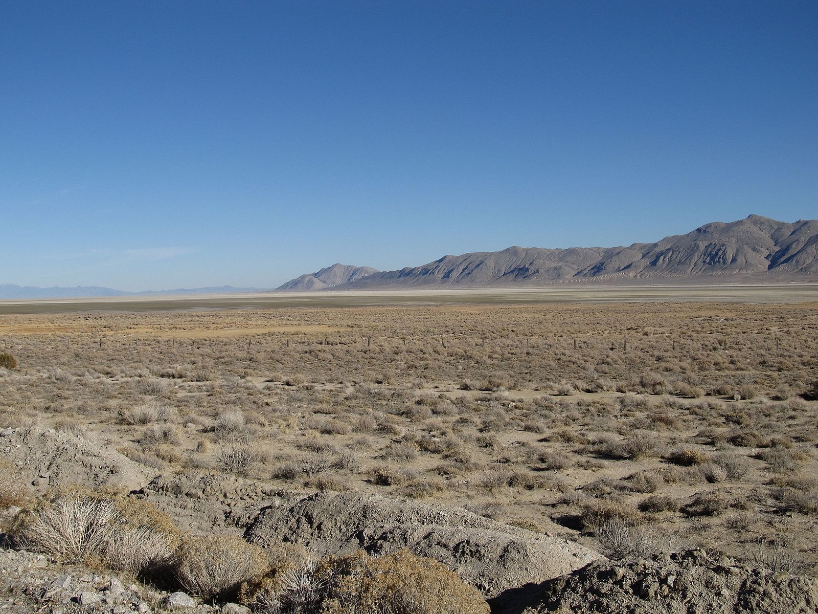 Empty Nevada landscape