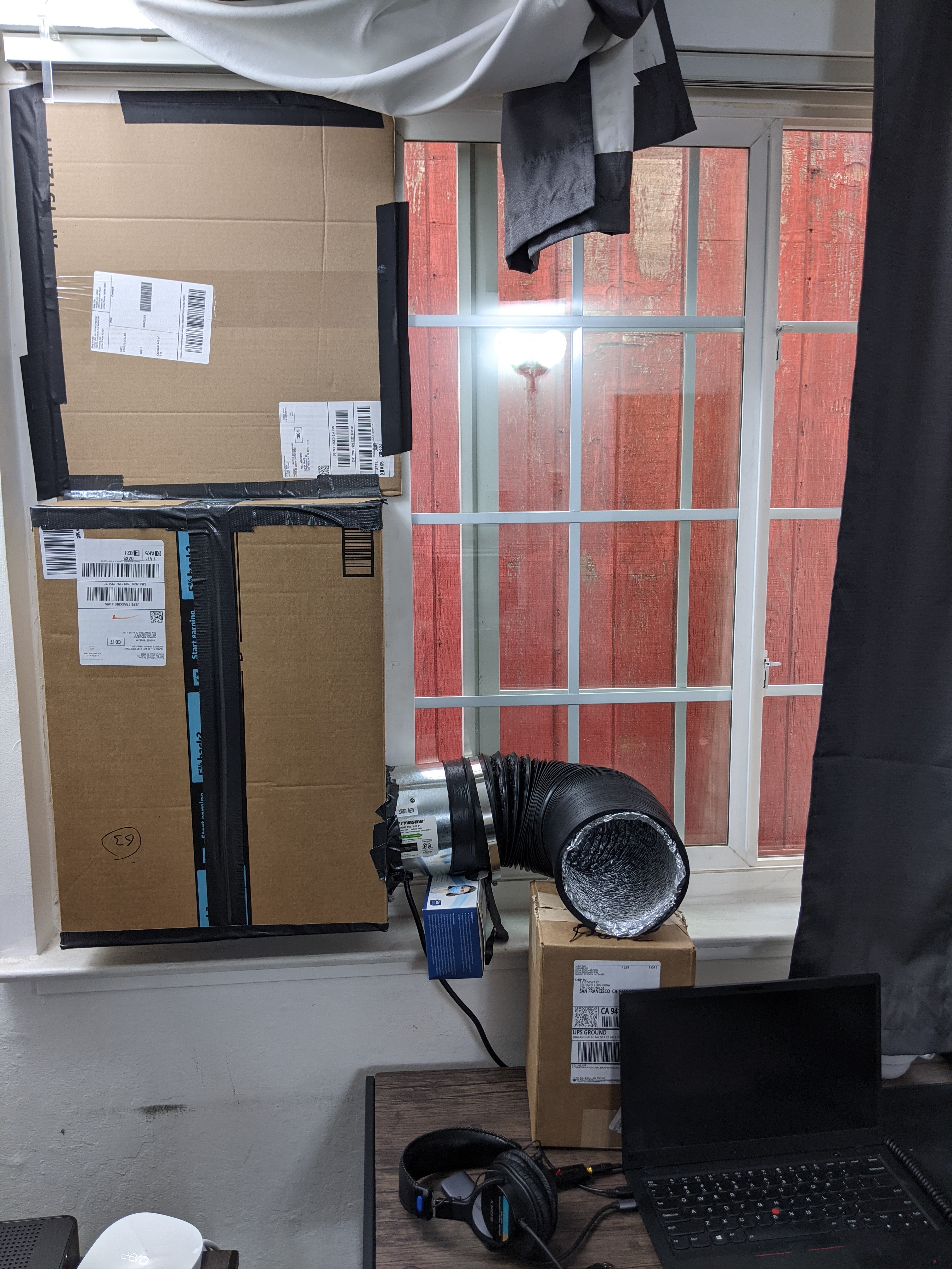 The air purifier installed in my apartment