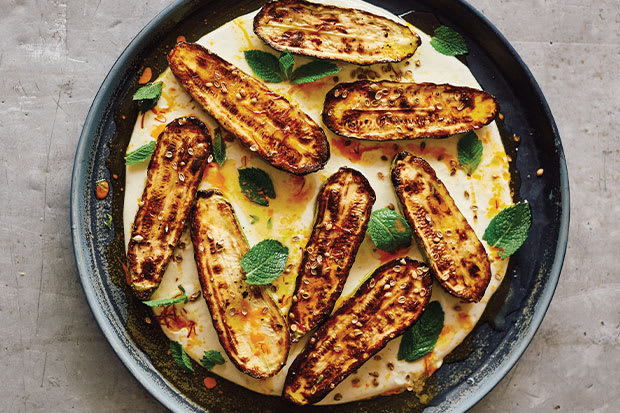 House & Home - Charred Zucchini With Warm Yogurt And Saffron Butter